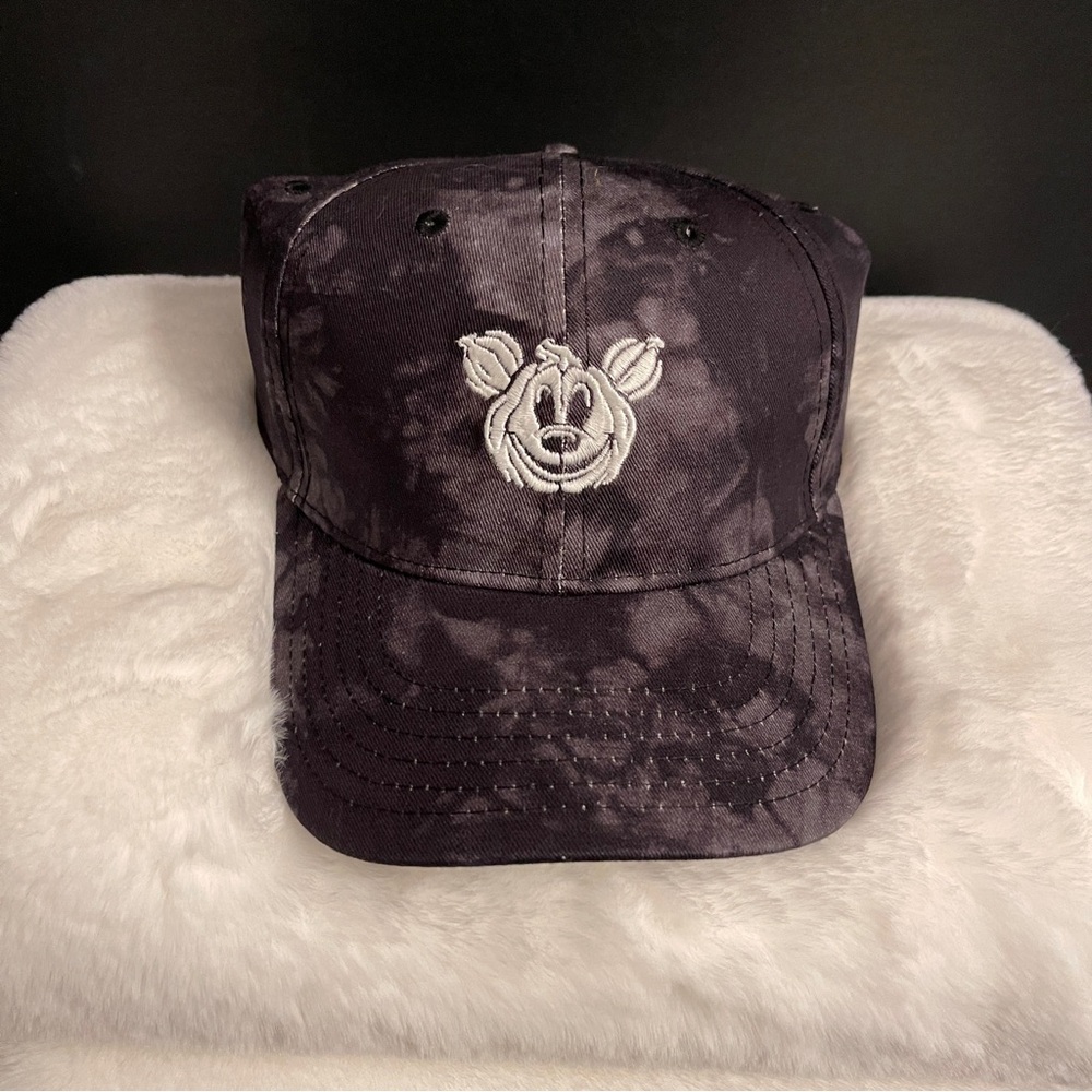 New! Disney Halloween Black and Gray Cap